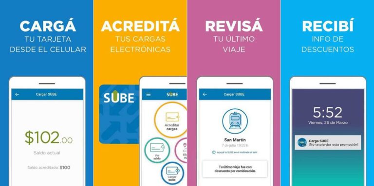 Carga Sube Cómo Es La App Para Recargar La Tarjeta Desde El Celular 