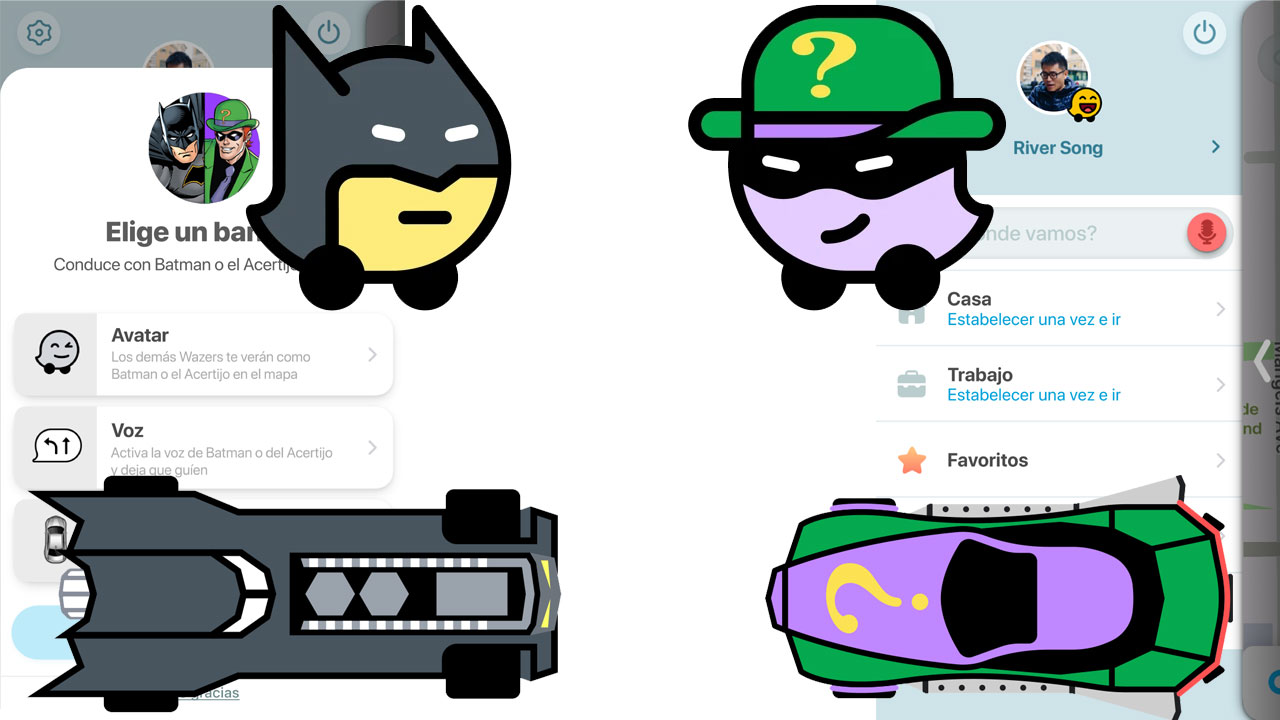 Waze: cómo descargar las voces de Batman y El Acertijo