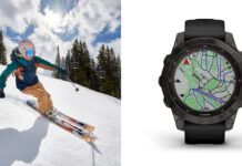 Garmin Fenix 7 ski snowboard